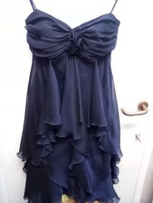 NAVY BLUE EVENING COCKTAIL DRESS
