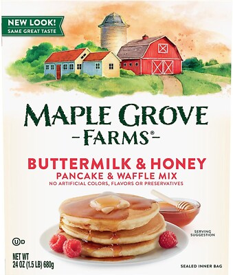 Maple Grove Farms Buttermilk & Honey Pancake & Waffle Mix - 24 oz
