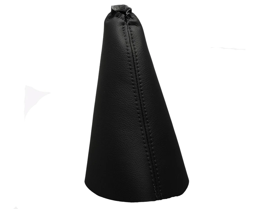 DACIA SANDERO (2007-2012) Soufflet Levier De Vitesse 100% Cuir - Couture Noir - Photo 1/1