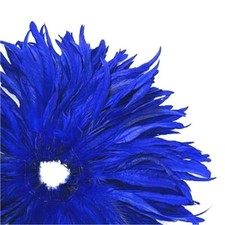 Rooster Tail Coque Feathers - Dyed Royal Blue - 20 Pcs. - 7-10" - Grade A