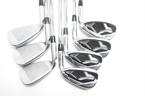 Ping G430 Black Dot Iron Set 5-Pw, Gw Stiff Flex Dynamic Gold 105 Steel Good - Picture 2 of 5