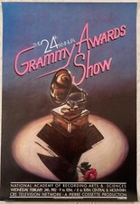 Grammy Awards Show 1982 Promo Poster M
