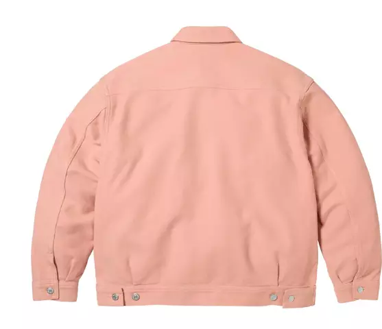 Supreme Moleskin Work Jacket Dusty Pink-