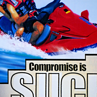 1999 Kawasaki 1100 STX Jet Ski Vintage Compromise Ugly Word