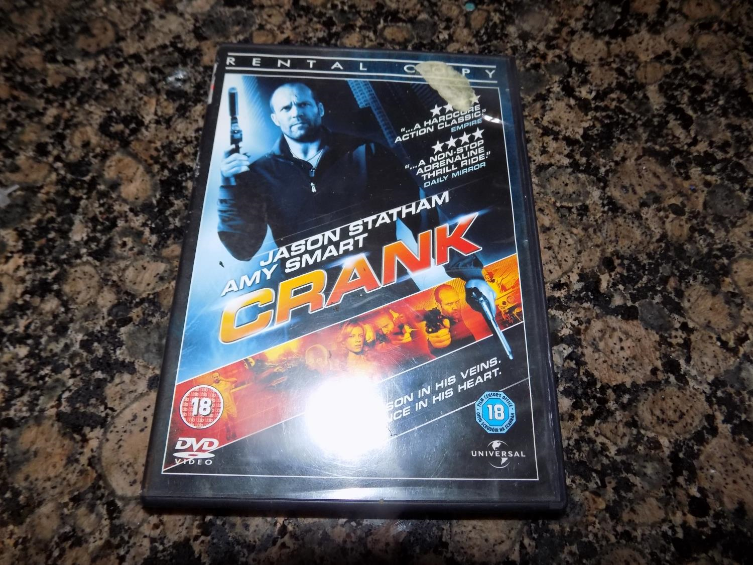 Crank DVD FREE SHIPPING