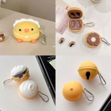 Cartoons Chick Donuts Silicone For Samsung Galaxy Buds Live Earphone Case Cover