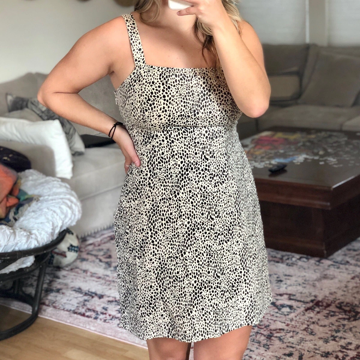 American eagle cheap leopard dress