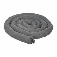 PRO-SAFE 15 Gal, 12' Long, 3" Diam, Polypropylene Sock Universal, Gray