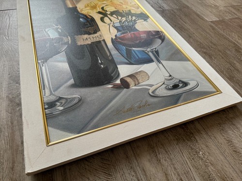 SIGNED SCOTT JACOBS "MINER" WINE 19" X 32" PRINT NUMBER 16 OF 195 - Picture 11 of 14