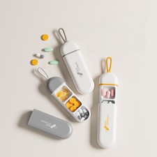 Mini Pill Box,Pill Case,Pill Organizer,Travel Portable Daily Medicine Container