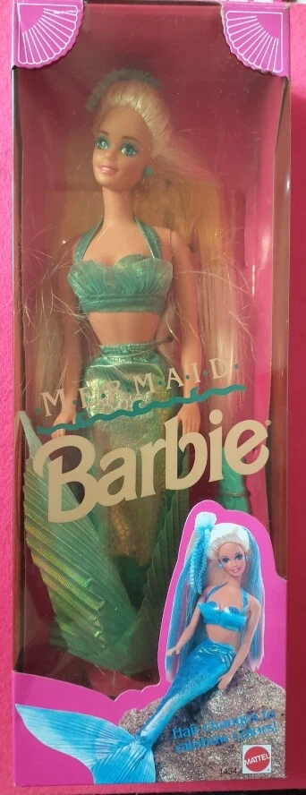 Vintage 90 s Barbie Mermaid First Edition Mattel
