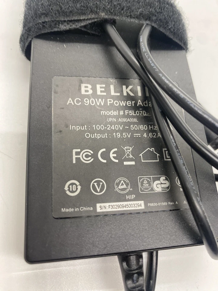 BELKIN F5L070 19.5V 4.62A 90W AC ADAPTER input 100-240v working Unit Only - Image 3 of 4