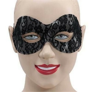 Encaje Negro Domino Antifaz Halloween Baile De Mascaras Antifaz Disfraz Ebay