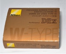 Nikon Focusing Screen Type W D2X Clear-Matte III w/Case  Box from Japan