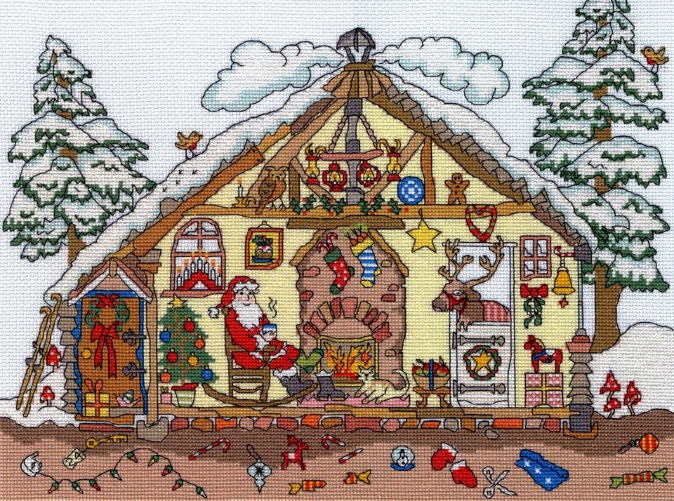 Bothy Threads Kruissteek Kit - Cut Thru' poppenhuis