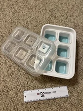 Ice Cube Trays Silicone 1.5 Inc Ice Cube Maker w/ Lid For Whiskey and Cocktail