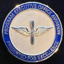 Army Program Executive Office PEO Aviation Turbine Engines Challenge Coin