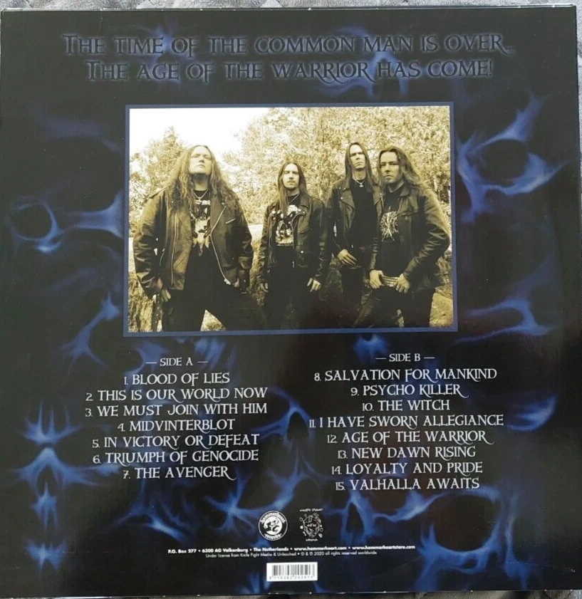UNLEASHED (Sweden) ‎– Midvinterblot LP Death Metal LTD EDITION BLUE VINYL 1/200. Foto 3 de 4