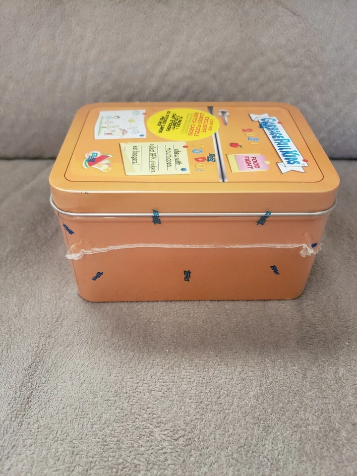 2021 Topps Garbage Pail Kids Series 1 Food Fight Blaster Box Mustard Tin Sealed  - Image 4 of 4