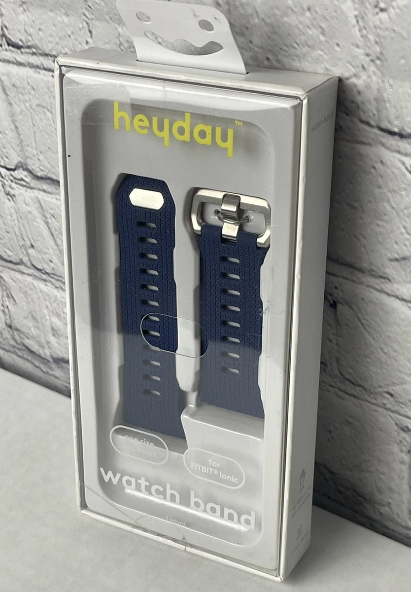 HEYDAY Watch Band Fitbit Ionic Navy Blue One Size Fits Most 135 180mm wrist