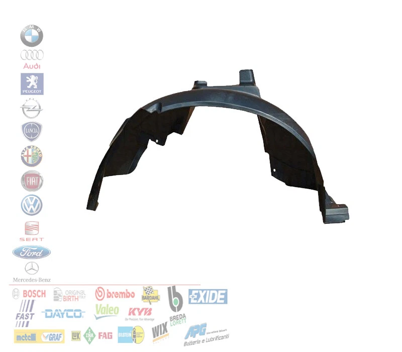 4PCS Paraspruzzi Per Peugeot 5008 MK2 2017-2022 Anteriore posteriore Nero