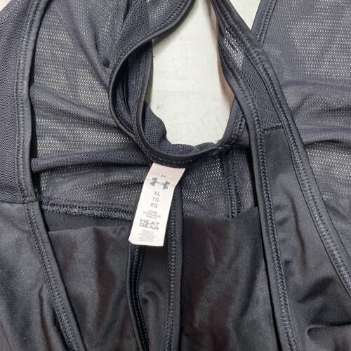 Under Armour Heat Gear Tank Top Womens Size XL Project Rock Hustle NEW - Picture 2 of 3