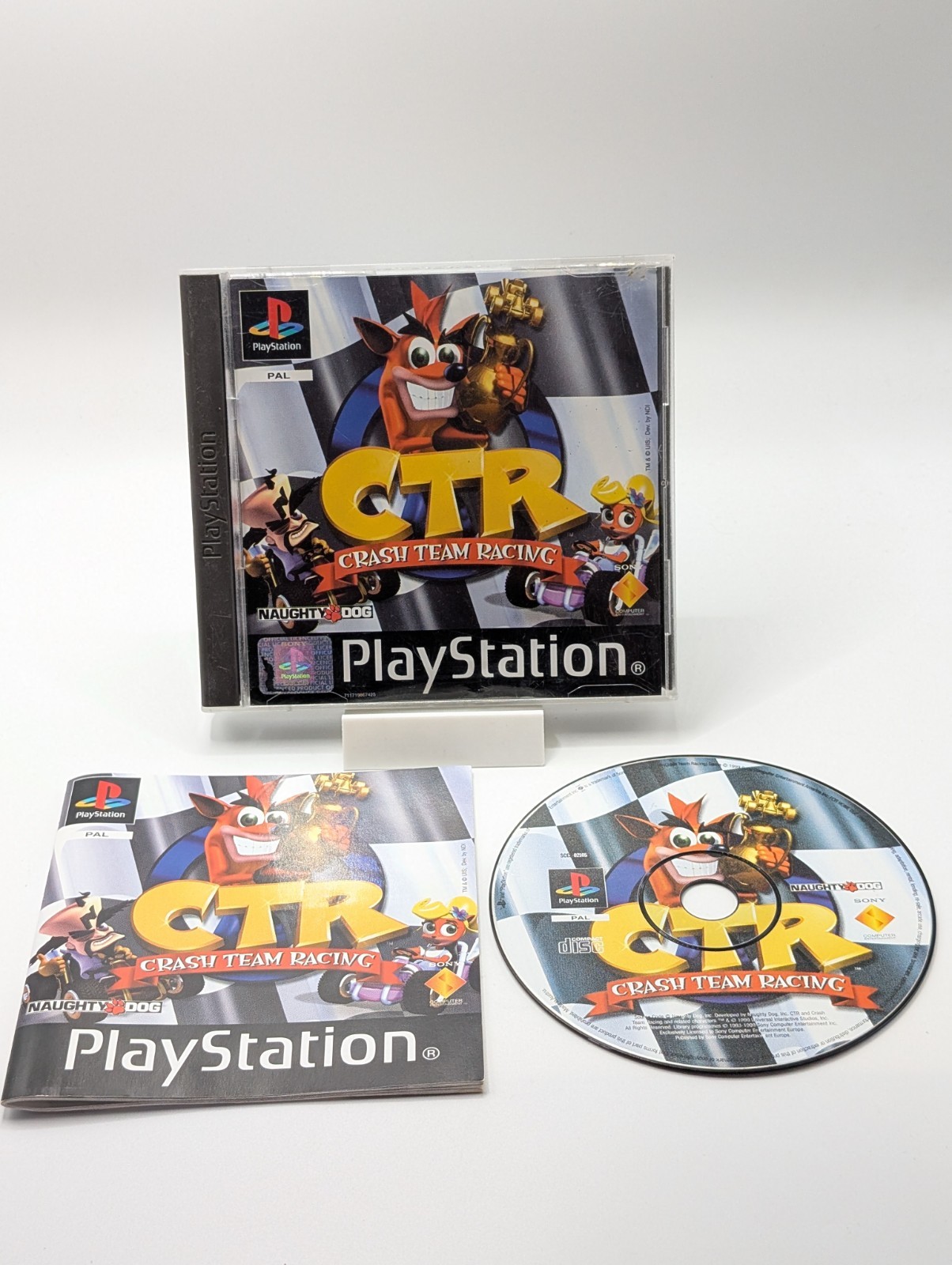 Crash Team Racing - Sony Playstation PS1 -  Manual Included - PAL Tested