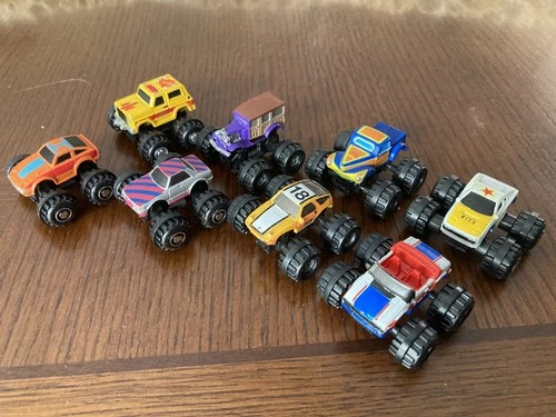 Monster Trucks, Micro Machines. Bigfoot. Vintage 1985 And 90s Lot Of 8