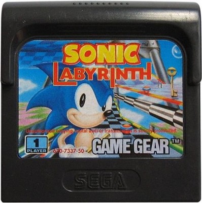 Sonic Labyrinth - Sega Game Gear Puzzle Platformer Videospiel