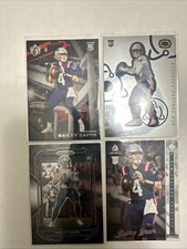 Bailey Zappe 4 Rookie Insert Card Lot
