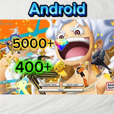 One Piece Bounty Rush|Acc 5000+diamonds And 400+Fragments (Android)