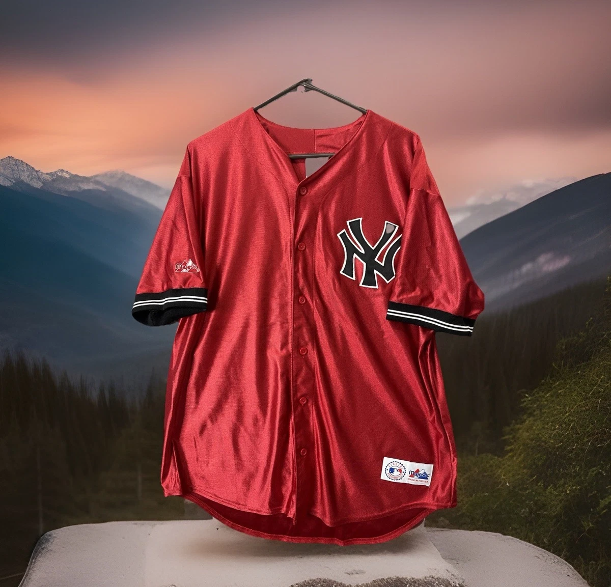 Majestic New York Yankees Red MLB Fan Apparel & Souvenirs for sale