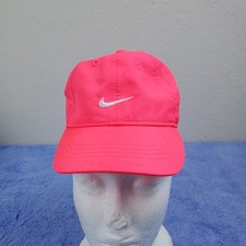 Nike Dri-Fit Logo Hat Cap Pink Strapback Girls