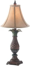 Zingz & Thingz Decorative LED Table Lamp with Shade, 11X11X23.5, Tuscan Style Pi