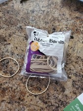 Rubber Bands Assorted Sizes 3/8 Oz Amber Elastic Bands Office Home School New US