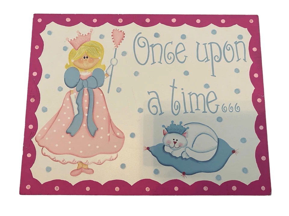 2pc Princess Painting Home Wall Decor Decoration Art Kids - Image 3 of 4