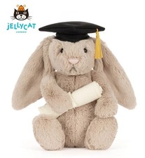 Jellycat Bashful Bunny Graduation Outfit Brand New With Tags  Dust Bag NEW