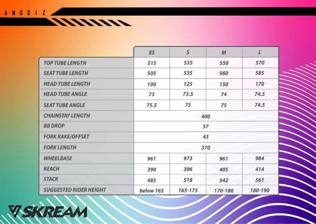 Skream ANODIZ ピストバイク フレーム ピンク フレームセット Skream