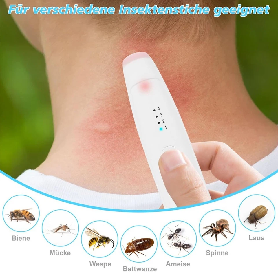 Elektronischer Stichheiler Insektenstich Mückenstich Heiler Anti Juckreiz Stift - Bild 4 von 4