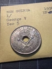 New Guinea Silver 1 Shilling 1936 In Old Henry Christensen Flip Toned