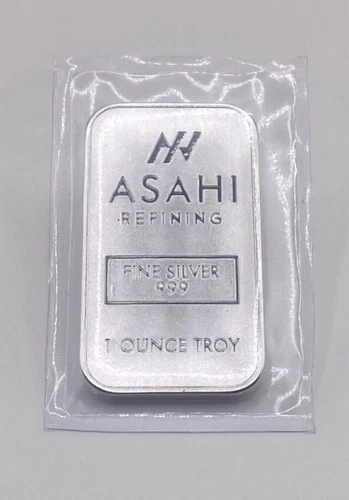Asahi Silver 1 oz Bullion Bar Sealed Very nice condition
