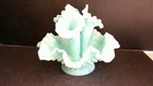 "HARD TO FIND" VINTAGE FENTON ART GLASS TURQUOISE PASTEL HOBNAIL EPERGNE