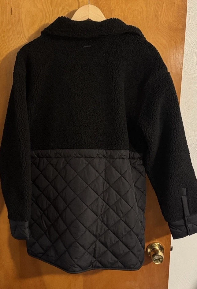 Chaqueta acolchada de lana Andrew Marc para hombre mediana negra Foto 4 de 4