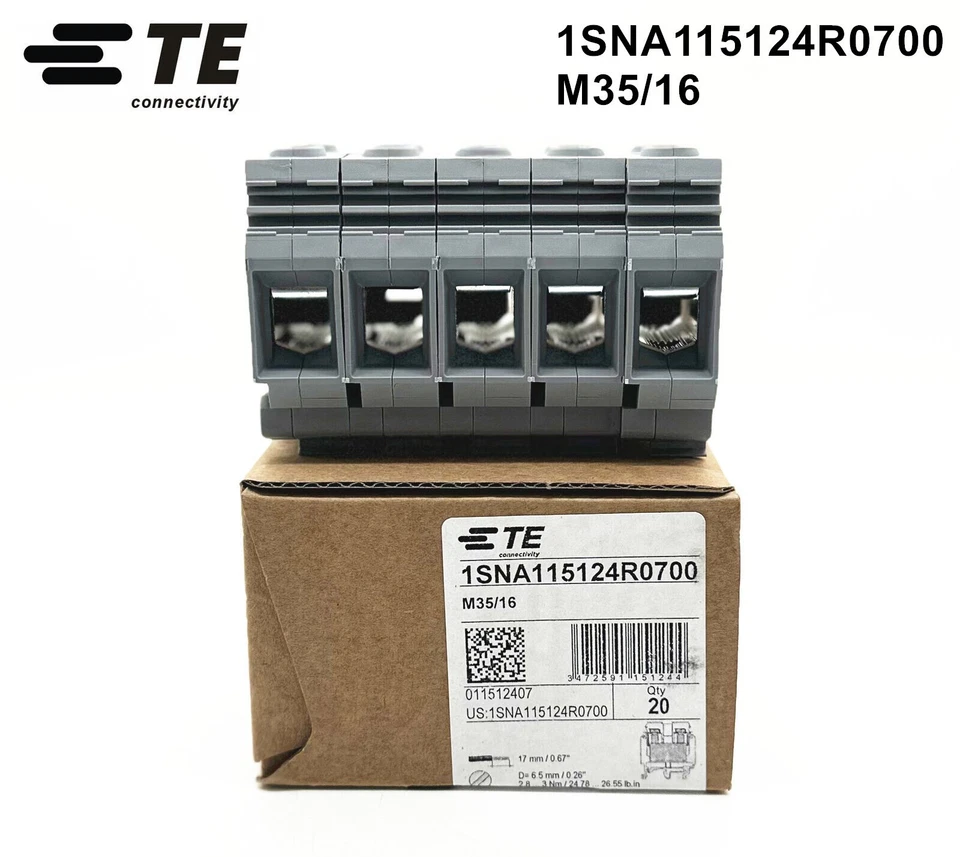 20pcs Terminal Block M35/16 1SNA115124R0700 - Image 2 of 4
