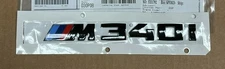 Genuine G20 3-Series BLACK Trunk Emblem "M340i" Lettering Decal Badge