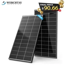 200W Bifacial Solar Panel 12V Solar Battery Home PV Off-Grid Boat Solar Power RV
