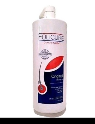 3X FOLICURE ORIGINAL SHAMPOO FOR FULLER THICKER HAIR 1 LITER NEW PUMP!