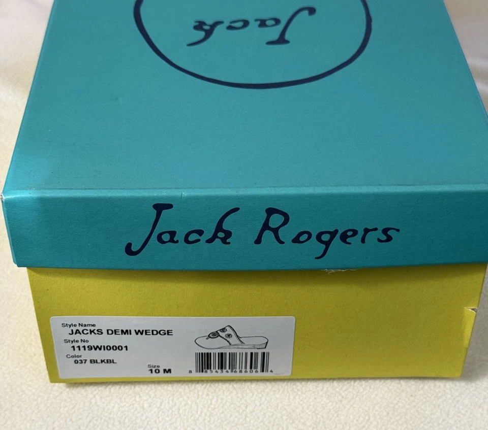 Sandalia Tanga Jack Rogers Jacks Demi Cuña Talla 10 M Foto 2 de 3