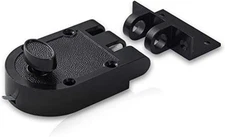 Jimmy Proof Deadbolt Lock with Keyed (Black) 1, Black 