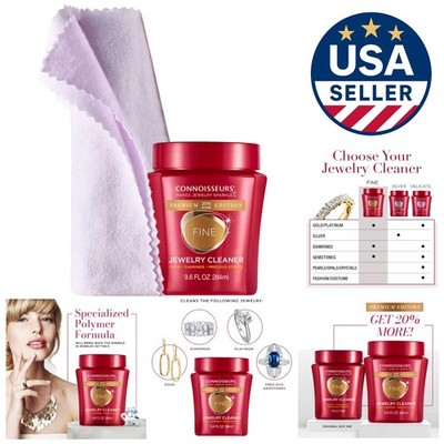 9.6oz Jewelry Cleaner - Eco-Friendly Shine for Fine & Silver Pieces